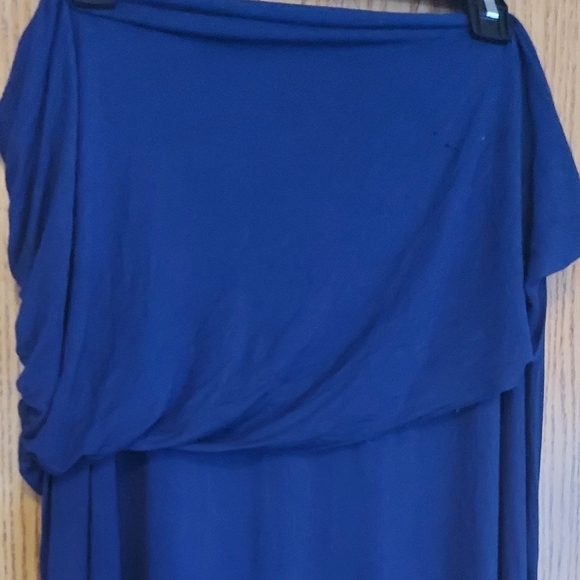 3/$30 Maxi Skirt 3X Dark Blue - Picture 5 of 5